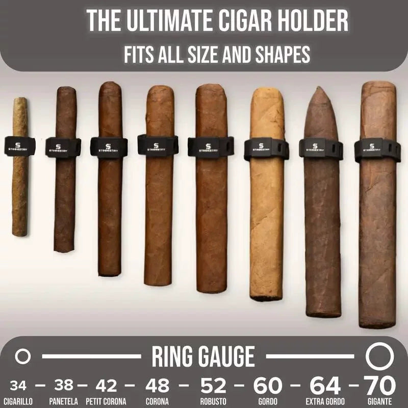 💥【Hot Seller】Super strong magnetic cigar holder, fits 34 to 70 ring gauge, suitable for golf, barbecue, fishing, travel and outdoor adventures, etc.