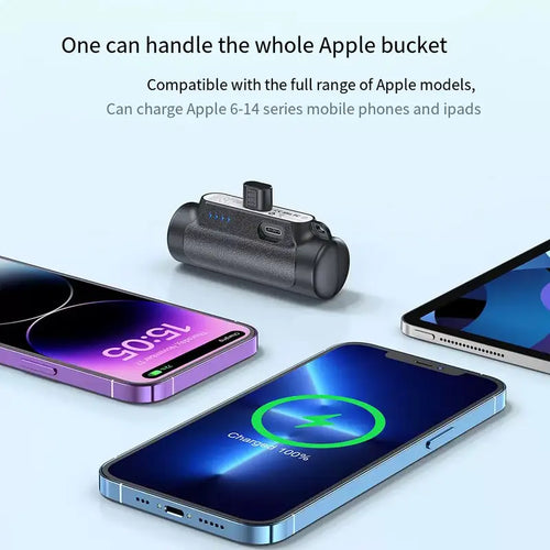 Portable Charger, Power Bank, 10000mAh Mini Ultra Compact Portable Phone Charger Battery Pack for iPhone，Android (Black) Accessories Smartphone