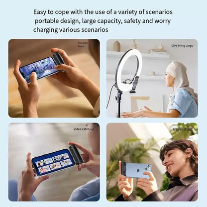 Portable Charger, Power Bank, 10000mAh Mini Ultra Compact Portable Phone Charger Battery Pack for iPhone，Android (Black) Accessories Smartphone