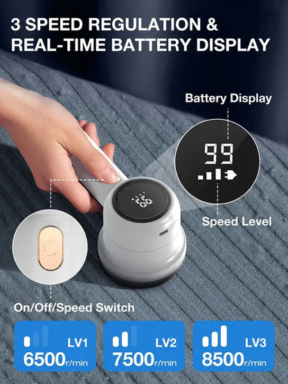 Rechargeable LED Display Electric Hair Remover