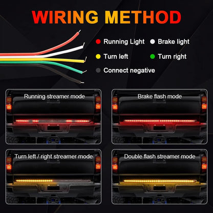 💡12V-24V automotive LED fishbone-style turn signal and taillight