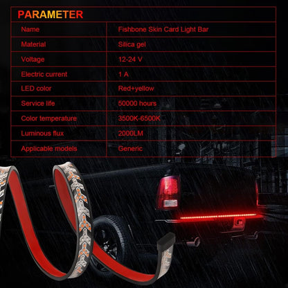 💡12V-24V automotive LED fishbone-style turn signal and taillight