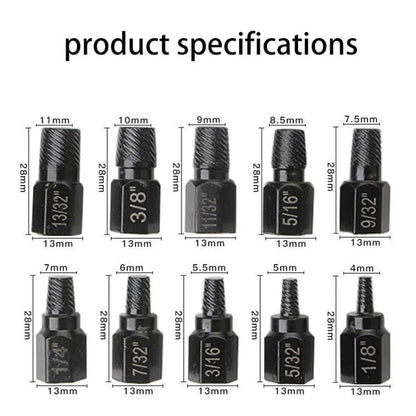 Last day sale 50% OFF💥Broken Head Bolt Screw Cap Extractor Broken Head Screw Hexagon Socket Bolt Removal Tool