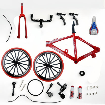 Retro metal bicycle model kit