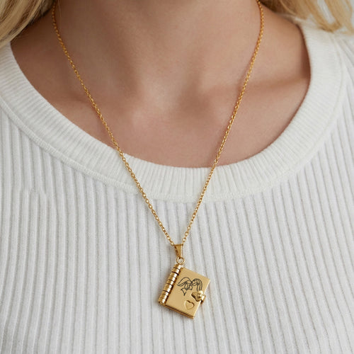 ✨📿My little star book necklace, a gift for my family