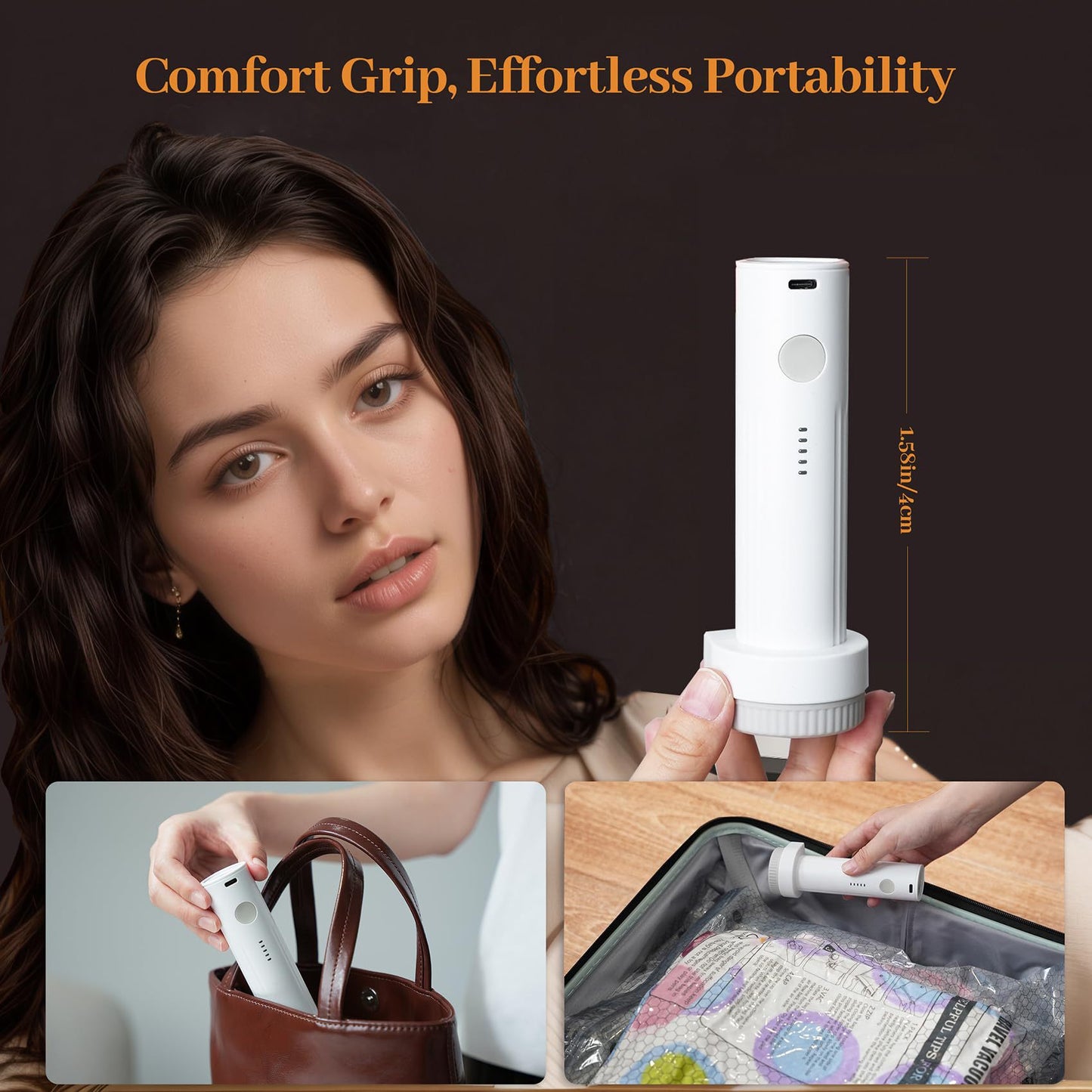 🏆⚡ 50K+ SOLD! Cordless Travel Vacuum Storage Compression Bag