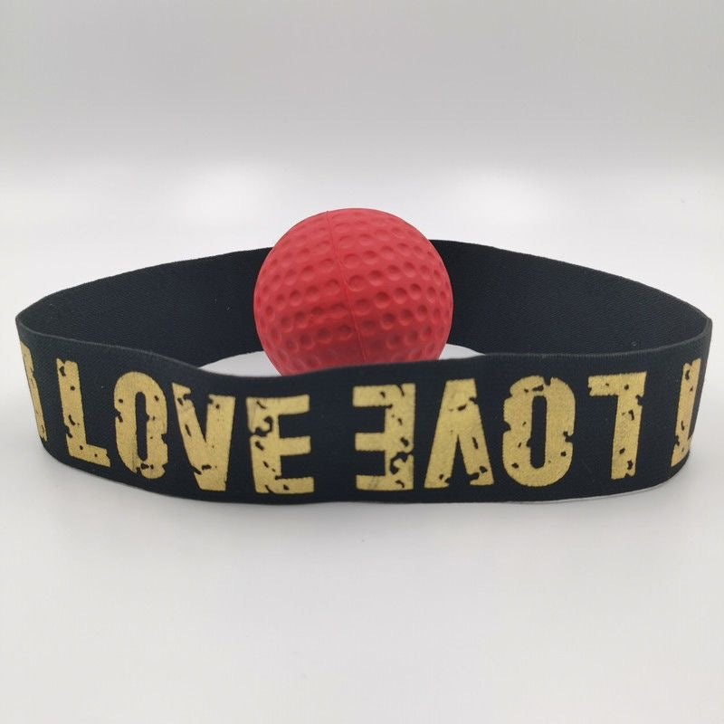 Headband boxing reflex training ball