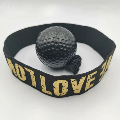 Headband boxing reflex training ball