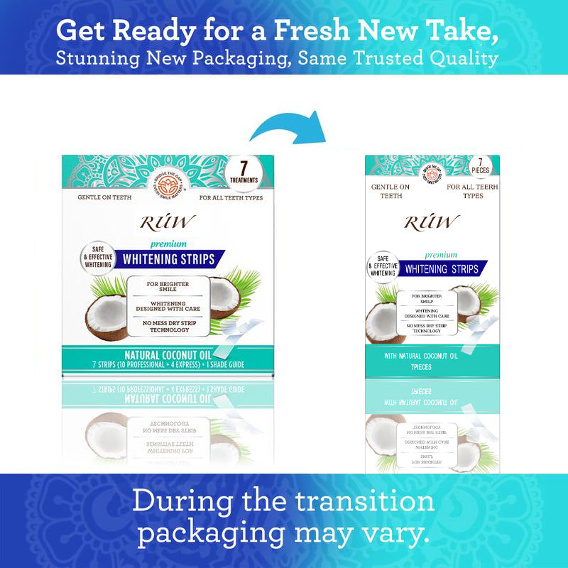 🔥 [Selling 500 units at a low price] Teeth whitening strips, 7-day treatment.