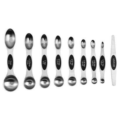 9 magnetic measuring spoons