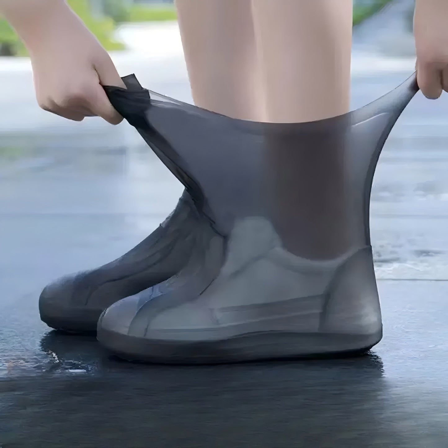👟Durable silicone rain boot covers