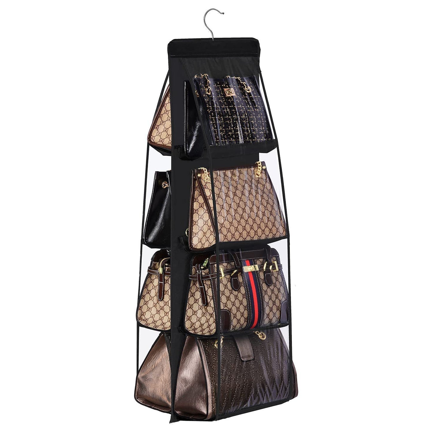 🔥Hanging Handbag Dust-Proof Organizer with 6/8 Large Pockets
