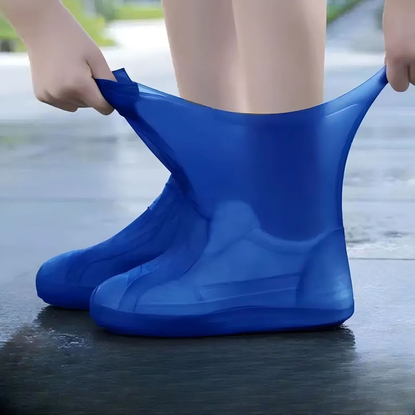 👟Durable silicone rain boot covers
