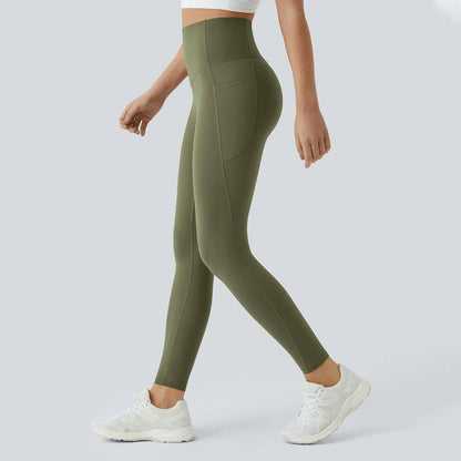 High-waisted tummy control and shaping training leggings