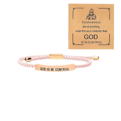 💖✨ Inspire Bracelet “God is in control”🎁