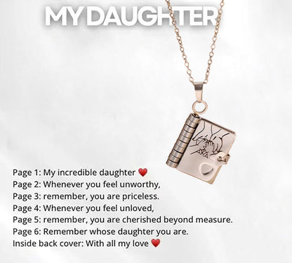 ✨📿My little star book necklace, a gift for my family