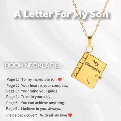 ✨📿My little star book necklace, a gift for my family