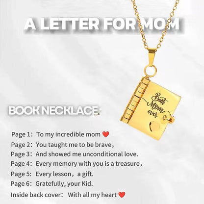 ✨📿My little star book necklace, a gift for my family
