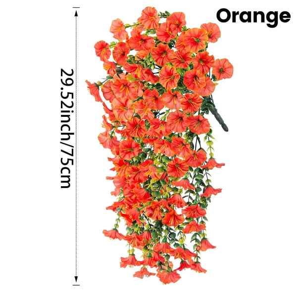 🌺UV Resistant Hanging Artificial Morning Glory Vine 💖(2 PCS)