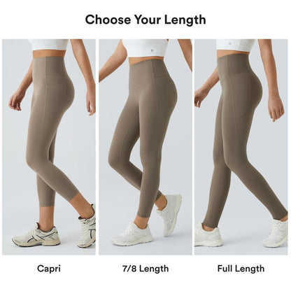 High-waisted tummy control and shaping training leggings
