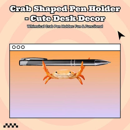 🤣 Funny Hot Sale - 🦀 Cute crab-shaped pen holder