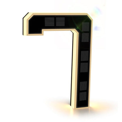 ☀️Solar Lighted House Numbers 9 Inch Waterproof LED Address Signs✨