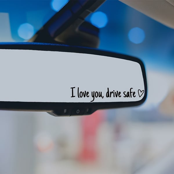 💓 I love you, drve safe Sticker（3pcs）
