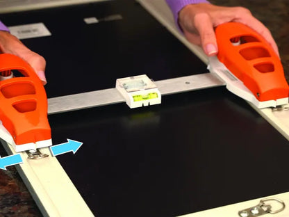 📏Install picture frame and hang balance ruler