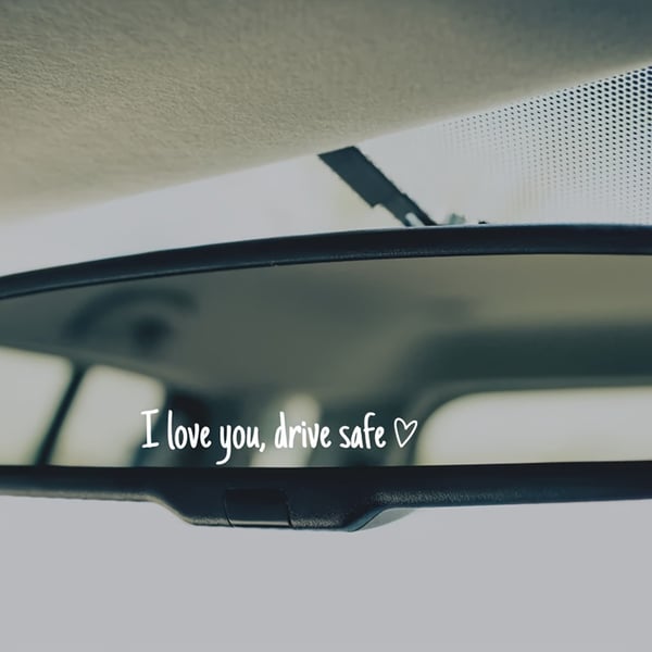 💓 I love you, drve safe Sticker（3pcs）